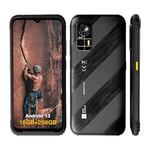 AGM H6 Rugged Smartphone 2024, Ultrathin Mobile Phone Unlocked, Android 13, 8 + 256GB, Expandable to 512TB, IP68/69K Waterproof Phone with 3 Card Slots, 4G Dual SIM, NFC, GPS