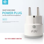 Prise intelligente EU Zigbee WiFi,moniteur d'énergie électrique,prise multiple,Tuya Andrea Control nous-mêmes,Alexa Google Home,16A - Type 10A WIFI-Ue Plug #B