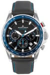 Jacques Lemans Men's Watch Chronograph Liverpool Blue Chrono 1-2099B.1