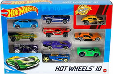 Hot Wheels 10 x Vehicle Pack Race Car Assortment (Styles Vary) New Xmas Toy 3+