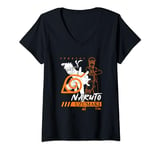 Naruto Shippuden chevauchant Naruto Uzumaki T-Shirt avec Col en V