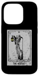 iPhone 14 Pro Vintage The Hermit Tarot Card Gothic Retro Mystic Occult Men Case