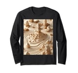 Tranquil Zen Garden Asian Art Long Sleeve T-Shirt