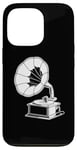 Coque pour iPhone 13 Pro Platine vinyle Vintage Record Player classique Gramophone