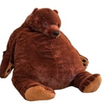 Jätte Djungelskog Bear Toy Brun Nalle Bear Gosedjur Yz 100CM