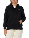 Champion Women's Legacy Basics W-Light Powerblend Fleece Full-Zip Hooded Sweatshirt, Black, XS