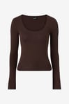 Gina Tricot - Topp Agnes Top - Brun