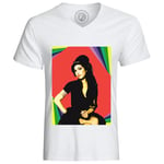 T-Shirt Amy Winehouse Pop Blues Fashion Homme Rock Star