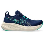 Asics Gel-Nimbus 26 Women Blue Expanse/Aurora Green - 40 US8,5/UK6,5/40 - Fri frakt