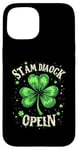 iPhone 15 ST AM DIAOCK OPENLN Four-leaf Clover Case