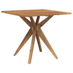 Table de jardin,table d'extérieur carrée 85x85x75 cm bois d'acacia solide 6337659 FrenchDays