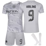 Manchester City F.C. Dragon Year No.9 HAALAND Fotbollströjor Barn Vuxen Fotbollsutrustning XS