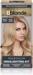 Bblonde Highlighting Kit, Permanent Lightener, Permanent Blonde Bleach Hair Dye,