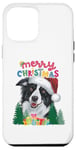 iPhone 12 Pro Max Merry Xmas Border Collie Pjs Mum and Dad Christmas Card Tee Case