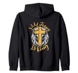 Jesus is my King - Bible True Story - Jesus Happy Zip Hoodie