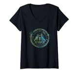 The Batman City of Gotham T-Shirt avec Col en V