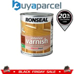 Ronseal 36863 Interior Varnish Quick Dry Matt Medium Oak 750ml RSLIVMMO750