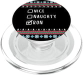 Gentil Coquin Noël Ron Pull Moche PopSockets PopGrip pour MagSafe