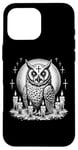 iPhone 16 Pro Max Sacred Satanic Owl with Candles | Dark Ritual Owl Witchcraft Case