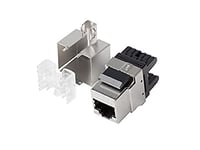 Lanberg KSF6-1000 Connecteur Keystone Ethernet RJ45 Cat.6 FTP 180 degrés