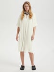 Soaked In Luxury Rosaline Knee Length Shirt Dress, Whisper White