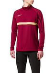 Nike Dri-fit Academy 21 Sweat d'entraînement pour homme XL Rouge/blanc/jersey doré/blanc