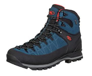 Brütting Mount Tasman, Chaussure de course tout terrain Mixte, Bleu/Noir/Orange, 47 EU