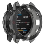 Garmin Fenix 6X Pro genomskinlig ram - Svart Svart