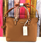 Radley Cross Body Bag Shoulder Bag Eel Lane Caramel or Tan Nylon Medium RRP 135