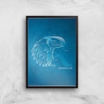 Harry Potter Ravenclaw Giclee Art Print - A3 - Black Frame