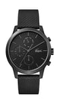 Lacoste Analogue Multifunction Quartz Watch for men with Black Leather strap - 2010997