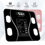 BATHROOM WEIGHING DIGITAL SCALES BLUETOOTH SMART BODY FAT BMI GLASS STONES KG