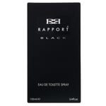 3 x Rapport Black Eau De Toilette Spray 100ml