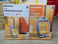 Pack of 2 Heater Halogen Quartz Free Standing Portable Heater 2 Setting 400/800W