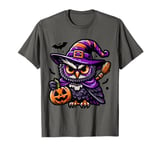 Scary Halloween Owl Witch Hat Costume Spooky Season T-Shirt