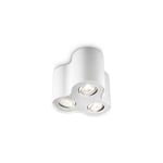 Philips 563333110 Noir - 3 Spot Halogène Cylindre Blanc - 3x50w