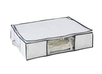 WENKO Boîte de Rangement Vacuum Soft Box M Blanc