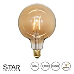 0,75W 2000K LED dekorationslampa 12,5cm - Soft Glow - amber - ej dimbar