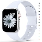 Higgs Silicone Bracelet Compatible avec Bracelet Apple Watch 40mm 41mm 38mm 44mm Ultra 2 49mm 45mm 46mm Femme, Bracelets Soft Silicone Sports pour iWatch Series (42mm 10) 9 SE/2 8 7 6 5 4 3 2 1