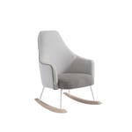 Micuna - Fauteuil d allaitement Rocking Chair Moom - Gris Clair/Gris Foncé