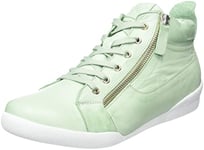 Andrea Conti Baskets pour Femme, Vert Pastel, 42 EU