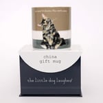 Tabby Cats Needs To Discuss The Menu Little Dog Laughed China Mug In Gift Box