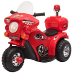 Toddler 3km/h Electric Ride On Motorbike  Lights Music Horn Storage