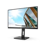 AOC Pro-line 24P2QM - P2 Series - écran LED - 24" (23.8" visualisable) - 1920 x 1080 Full HD (1080p) @ 75 Hz - VA - 300 cd/m² - 3000