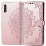 BIIULHCI Coque pour Samsung Galaxy A70,Housse Cuir PU Portefeuille Flip Case Cover Etui pour Samsung Galaxy A70,Magnétique Porte Carte Étui à Rabat Pochette