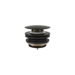 Tres - Bonde de vidage clic-clac pour baignoire 70 mm Noir bronze 13474010KMB