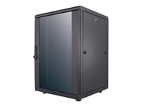 Intellinet Network Cabinet, Free Standing (Standard), 16U, Usable Depth 123 To 373Mm/Width 503Mm, Black, Flatpack, Max 1500Kg, Server Rack, Ip20 Rated, 19", Steel, Multi-Point Door Lock, One Lock Per Side Panel, Three Year Warranty - Rack Skap - Sva