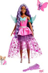 Barbie Doll with 2 Fantasy Pets & Dress, Barbie “Brooklyn” Doll From Barbie A Touch of Magic, 7-inch Long Hair, JCW49