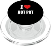 I Love Hot Pot pour hommes, femmes et étudiants PopSockets PopGrip pour MagSafe