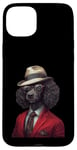 iPhone 15 Plus Poodle Dog Suit Case